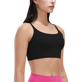 Women Strap Sport Bras Padded Strappy Tank Tops Black Women's Lingerie - Tophatter Daily Deals