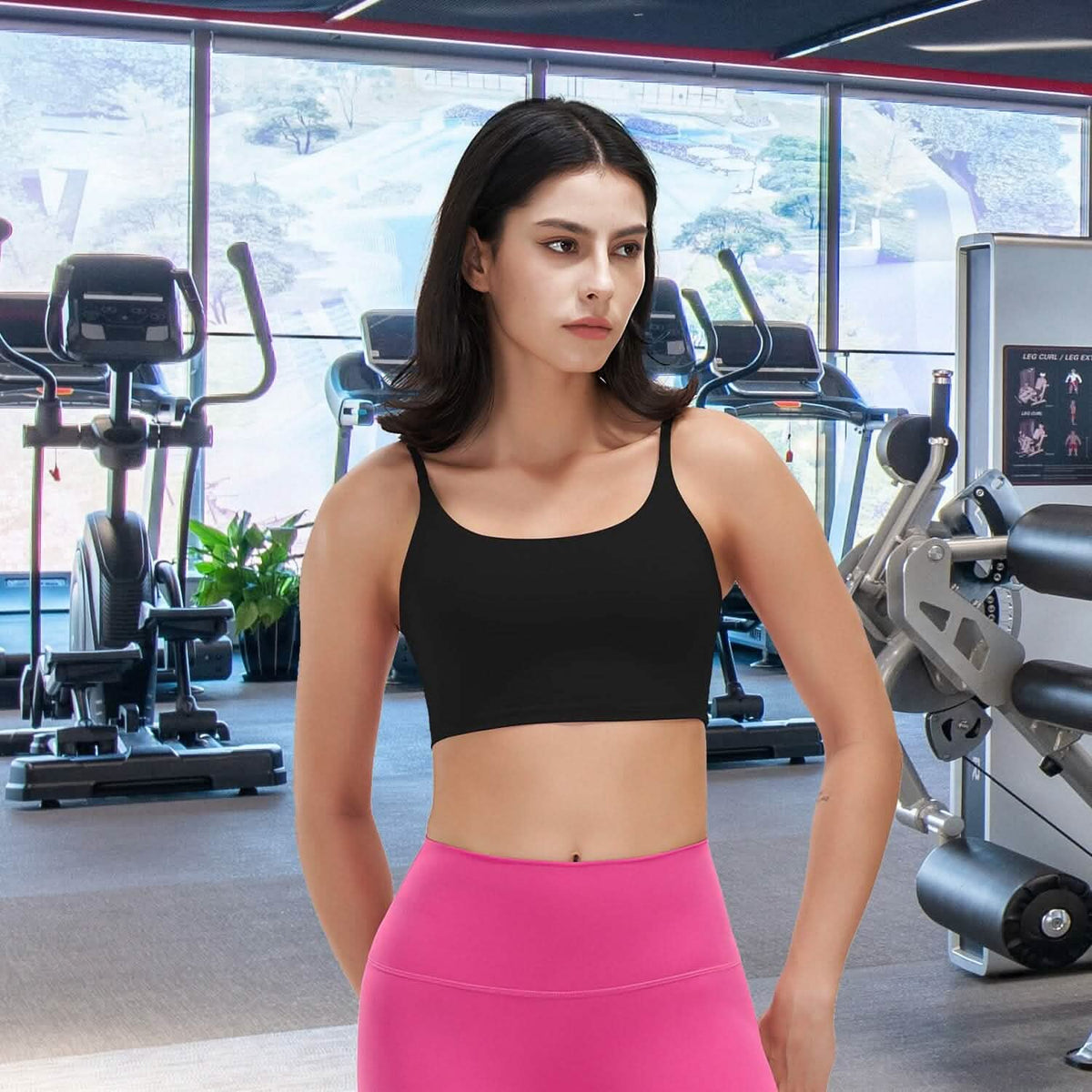 Women Strap Sport Bras Padded Strappy Tank Tops Women's Lingerie - Tophatter Daily Deals