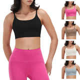 Women Strap Sport Bras Padded Strappy Tank Tops Women's Lingerie - Tophatter Daily Deals