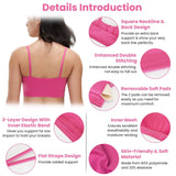 Women Strap Sport Bras Padded Strappy Tank Tops Women's Lingerie - Tophatter Daily Deals