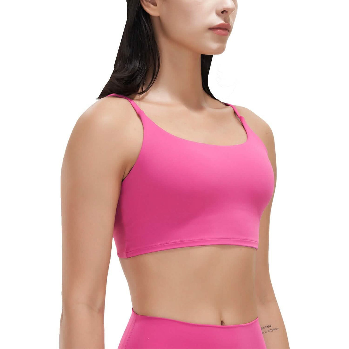 Women Strap Sport Bras Padded Strappy Tank Tops Pink Women's Lingerie - Tophatter Daily Deals