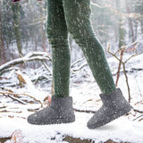 Women Suede Mid-Calf Snow Boot with Anti-slip Rubber Base Women's Shoes - Tophatter Daily Deals