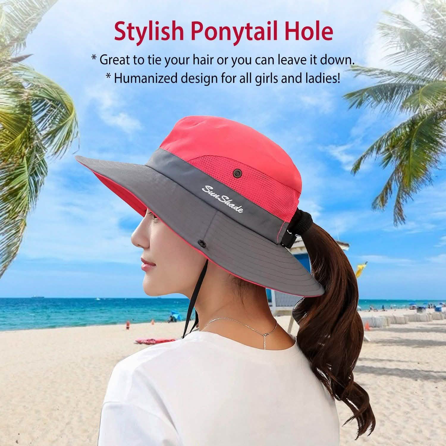 Women Summer Sun Bucket Hats Foldable Hats - Tophatter Daily Deals