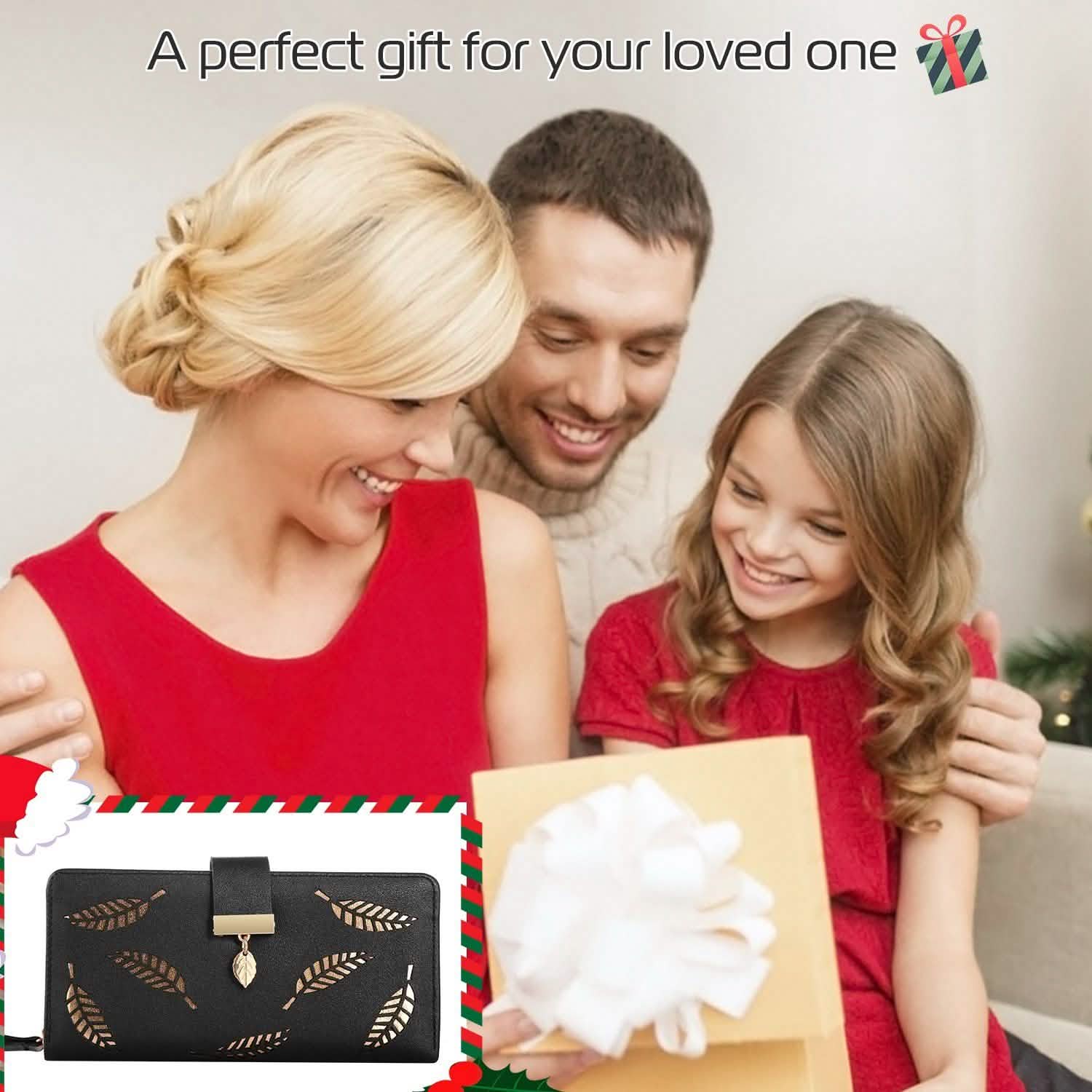 Women Wallet PU Leather Lady Long Purse Handbags & Wallets - Tophatter Daily Deals