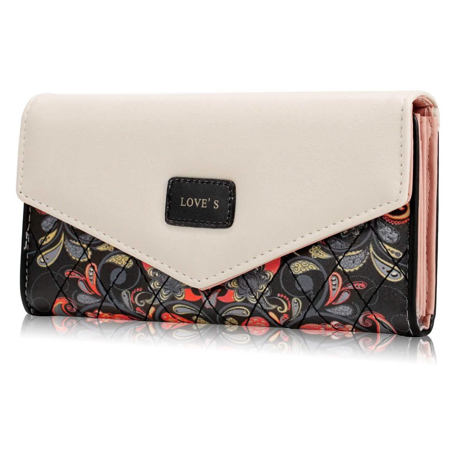 Women Wallet Soft Leather Trifold Clutch Purse Black Handbags & Wallets - Tophatter Daily Deals