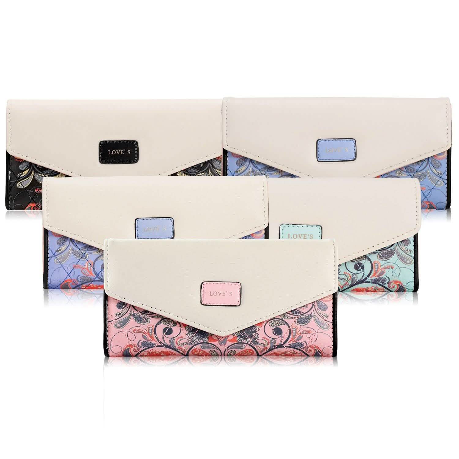 Women Wallet Soft Leather Trifold Clutch Purse Handbags & Wallets - Tophatter Daily Deals