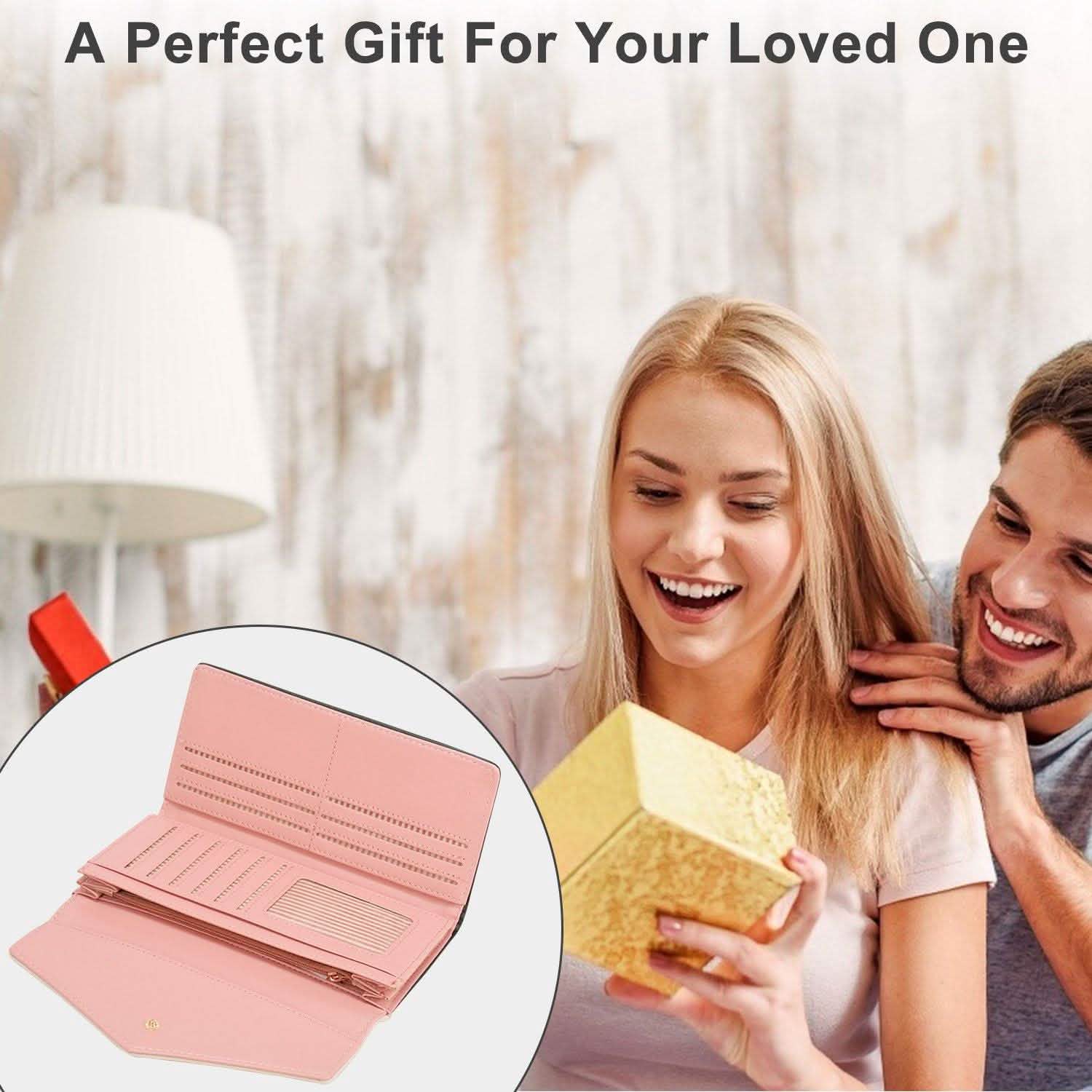 Women Wallet Soft Leather Trifold Clutch Purse Handbags & Wallets - Tophatter Daily Deals