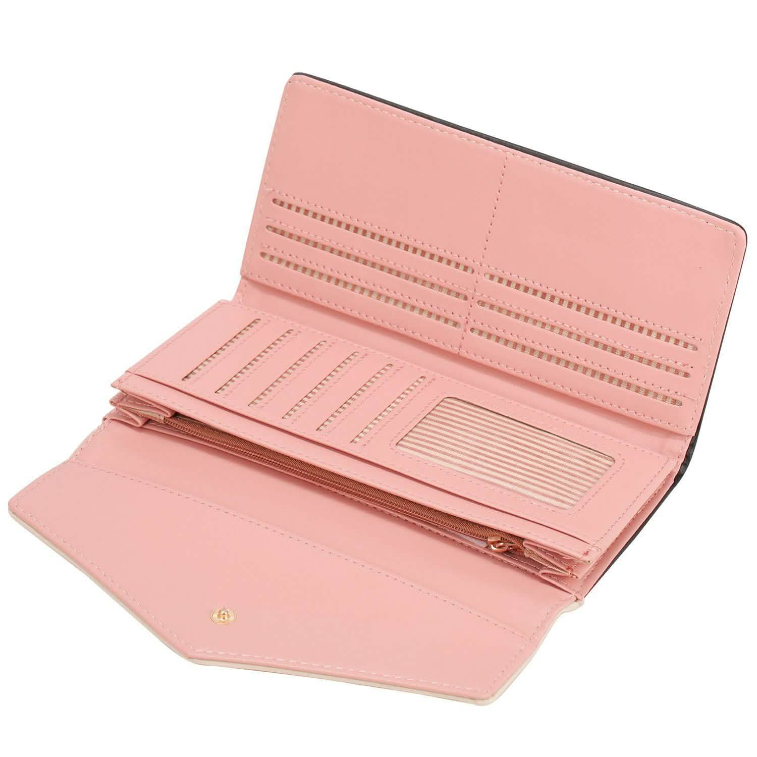 Women Wallet Soft Leather Trifold Clutch Purse Handbags & Wallets - Tophatter Daily Deals