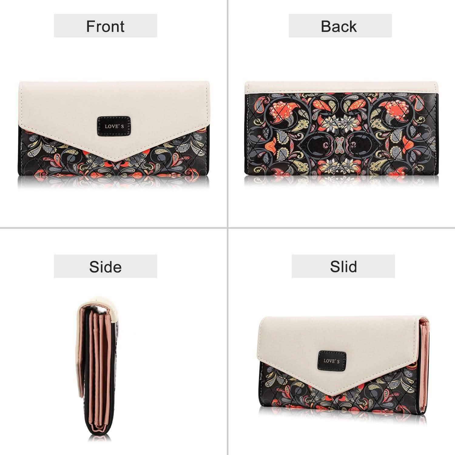 Women Wallet Soft Leather Trifold Clutch Purse Handbags & Wallets - Tophatter Daily Deals