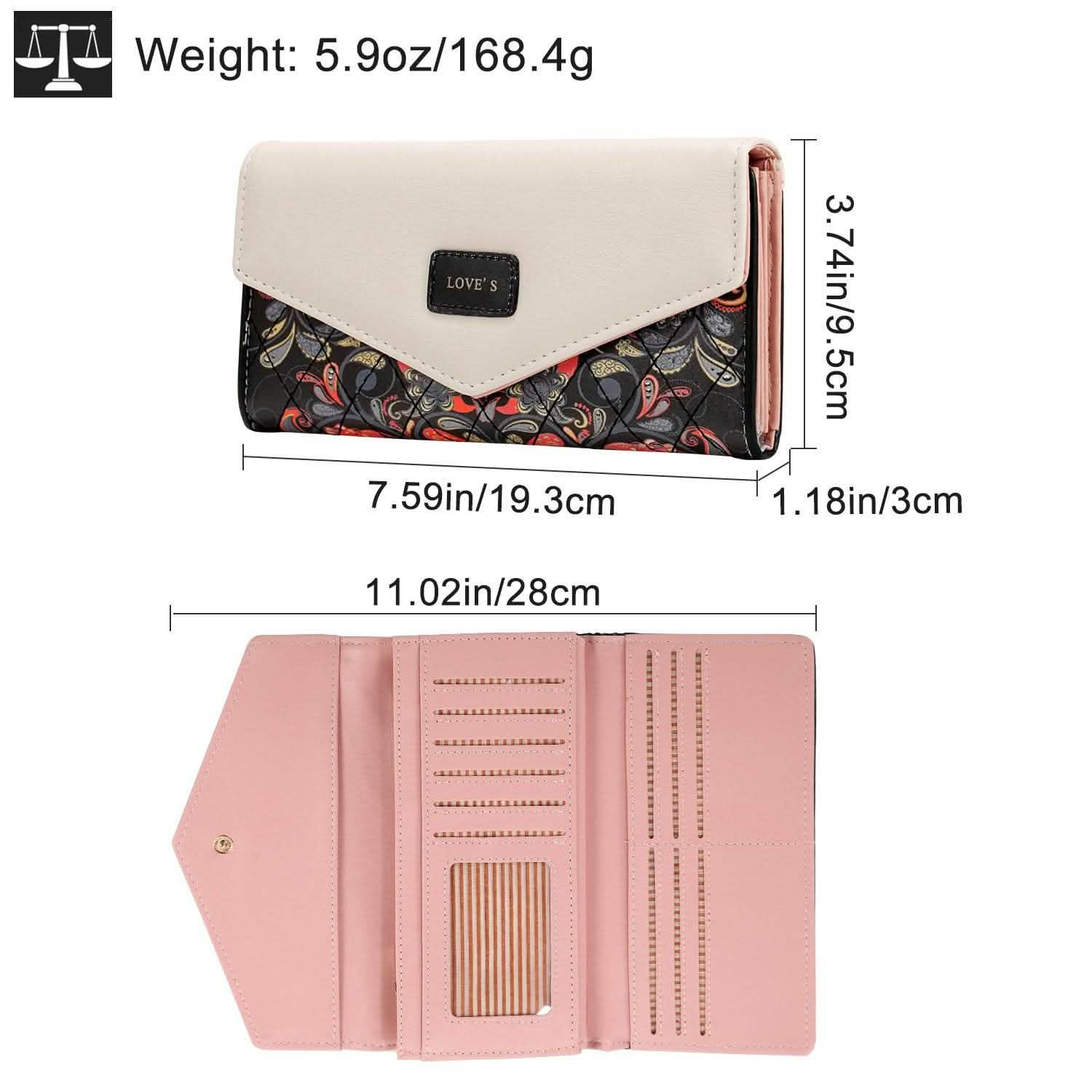 Women Wallet Soft Leather Trifold Clutch Purse Handbags & Wallets - Tophatter Daily Deals