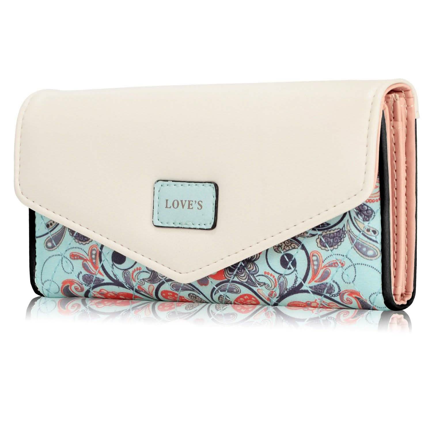 Women Wallet Soft Leather Trifold Clutch Purse Green Handbags & Wallets - Tophatter Daily Deals