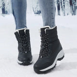 Women Wedges Waterproof Thigh Snow Boots Snow Boots - Tophatter Daily Deals
