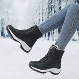 Women Wedges Waterproof Thigh Snow Boots Snow Boots - Tophatter Daily Deals