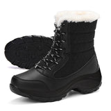 Women Wedges Waterproof Thigh Snow Boots Snow Boots - Tophatter Daily Deals