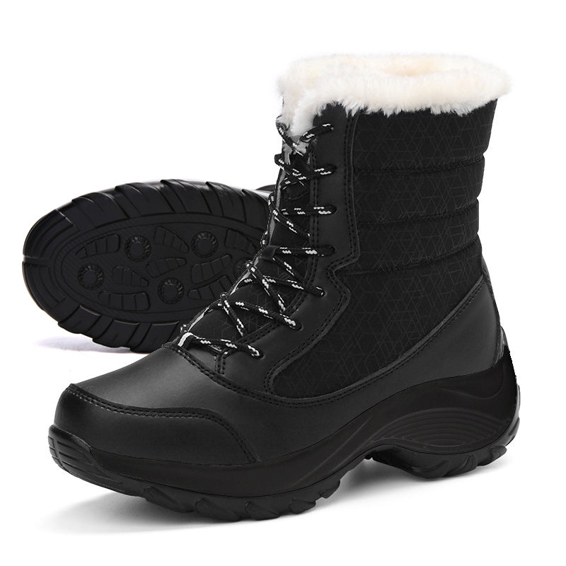 Women Wedges Waterproof Thigh Snow Boots Snow Boots - Tophatter Daily Deals