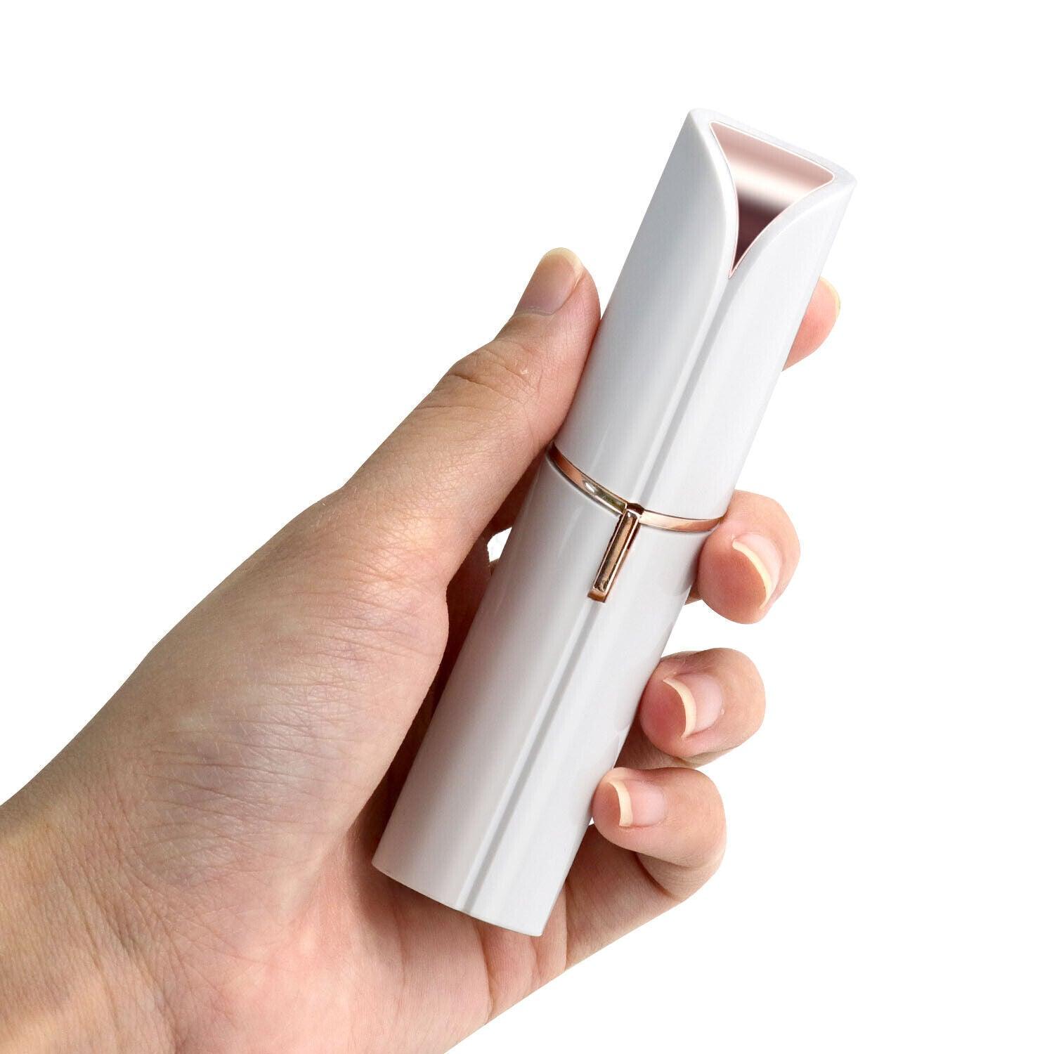 Eyebrow Trimmer for Women - Rechargeable Facial Hair Remover Face Hair Trimmer Eyebrow Razor Portable Mini Epilator White Health & Beauty - Tophatter Daily Deals