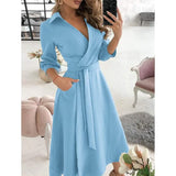 Women's A Line Dress Sky Blue Women's Dresses - Tophatter Daily Deals
