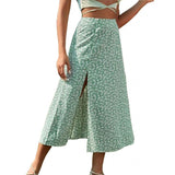 Women's A Line Long Skirt Green Women's Bottoms - Tophatter Daily Deals
