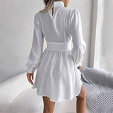 Women's A Line Turtleneck Mini Dress Women's Dresses - Tophatter Daily Deals