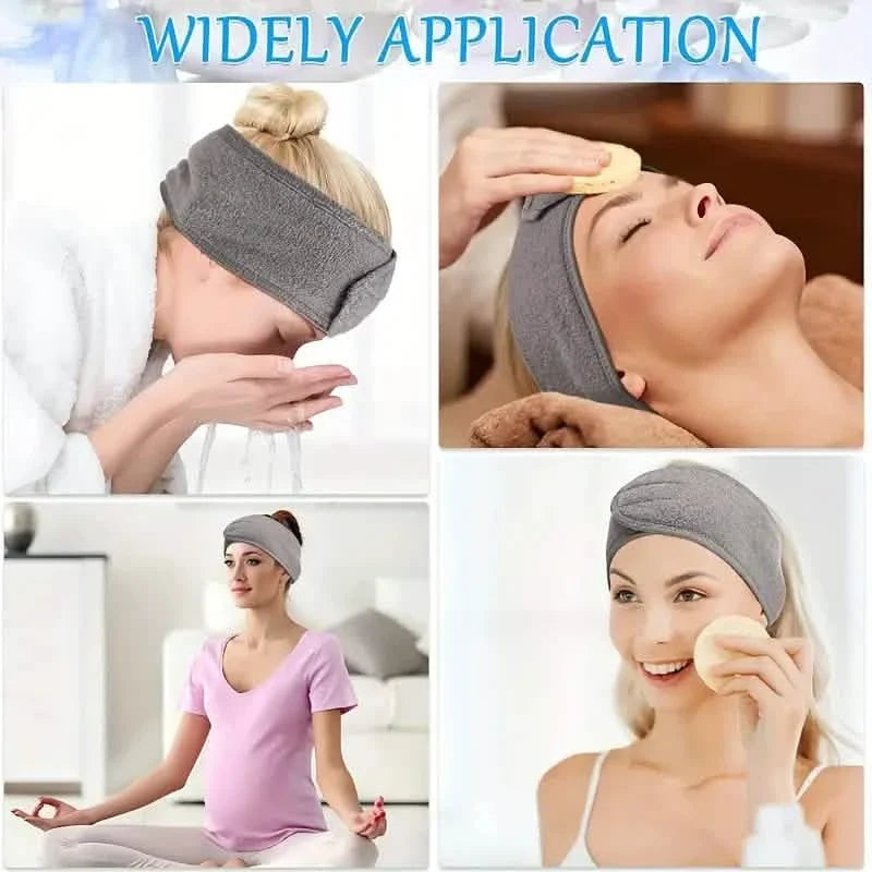 Women's Adjustable Hairband with Soft Non-Slip Headscarf Makeup Headwear Bath - Tophatter Daily Deals