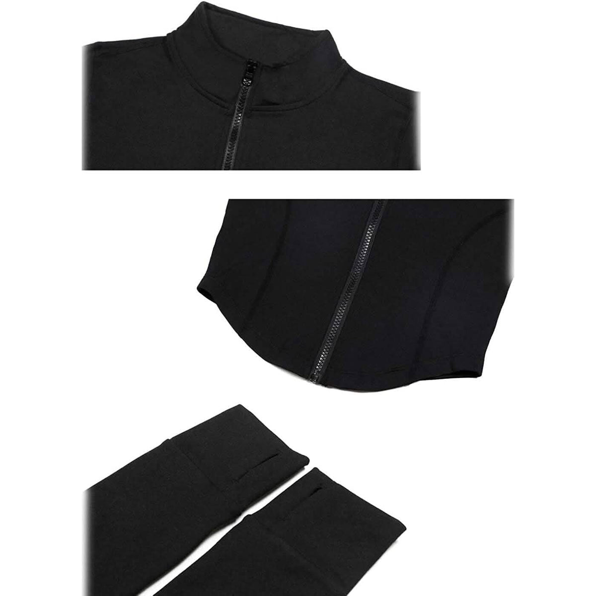 Women's Athletic Full Zip Lightweight Workout Jacket Women's Outerwear - Tophatter Daily Deals