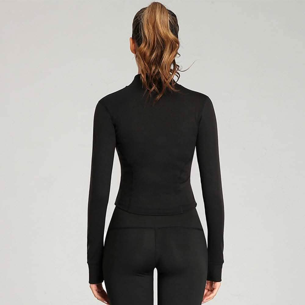 Women's Athletic Full Zip Lightweight Workout Jacket Women's Outerwear - Tophatter Daily Deals