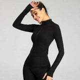 Women's Athletic Full Zip Lightweight Workout Jacket Women's Outerwear - Tophatter Daily Deals