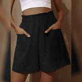 Women's Basic Essential Casual/Sporty Wide Leg Bermuda Shorts Black Women's Bottoms - Tophatter Daily Deals