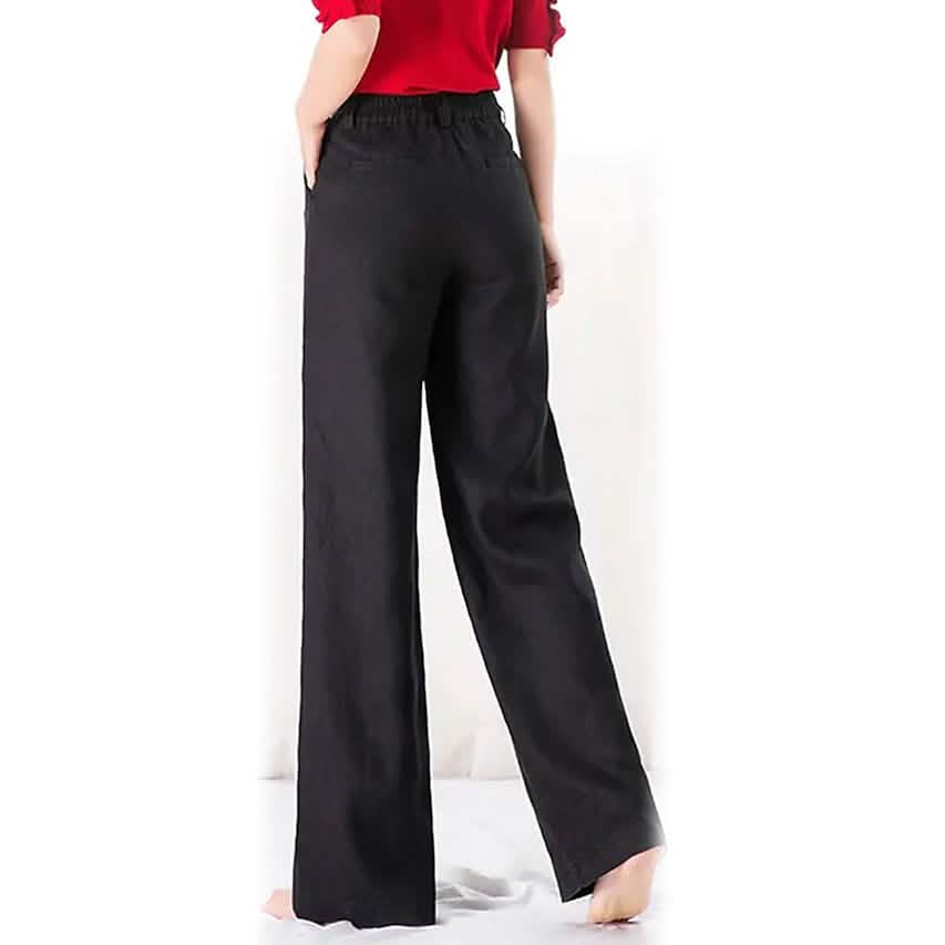 Women's Basic Soft Straight Twill Pants Women's Bottoms - Tophatter Daily Deals