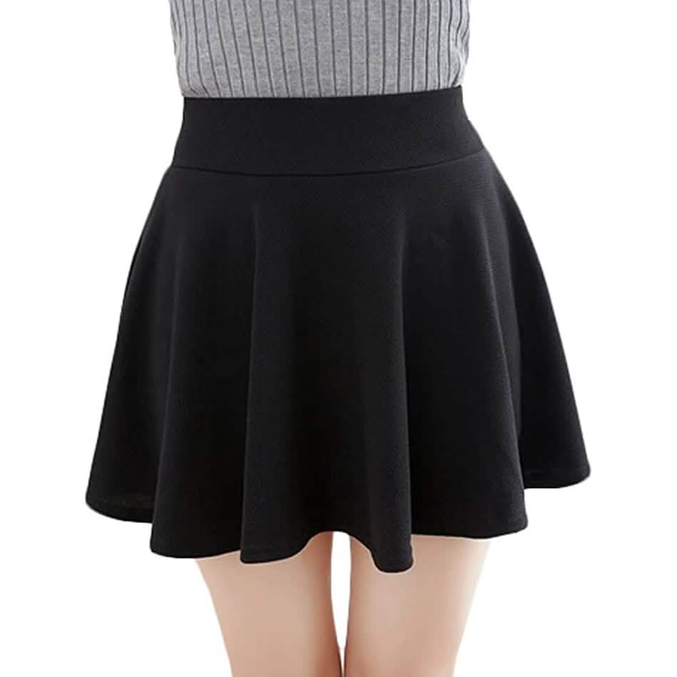 Women's Basic Versatile Flared Mini Skater Skirt Women's Bottoms - Tophatter Daily Deals