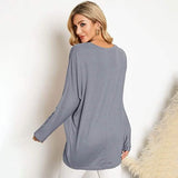 Women's Batwing Sleeve Loose Top Women's Tops - Tophatter Daily Deals