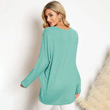 Women's Batwing Sleeve Loose Top Women's Tops - Tophatter Daily Deals