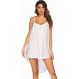 Women's Beach Summer Bikini Backless Cover Up White Women's Swimwear - Tophatter Daily Deals