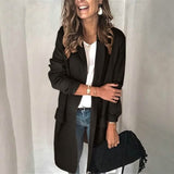 Women's Blazer Outdoor Coat Black Women's Outerwear - Tophatter Daily Deals