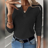 Women's Blouse Undershirt Bottoming Shirt Black Women's Tops - Tophatter Daily Deals
