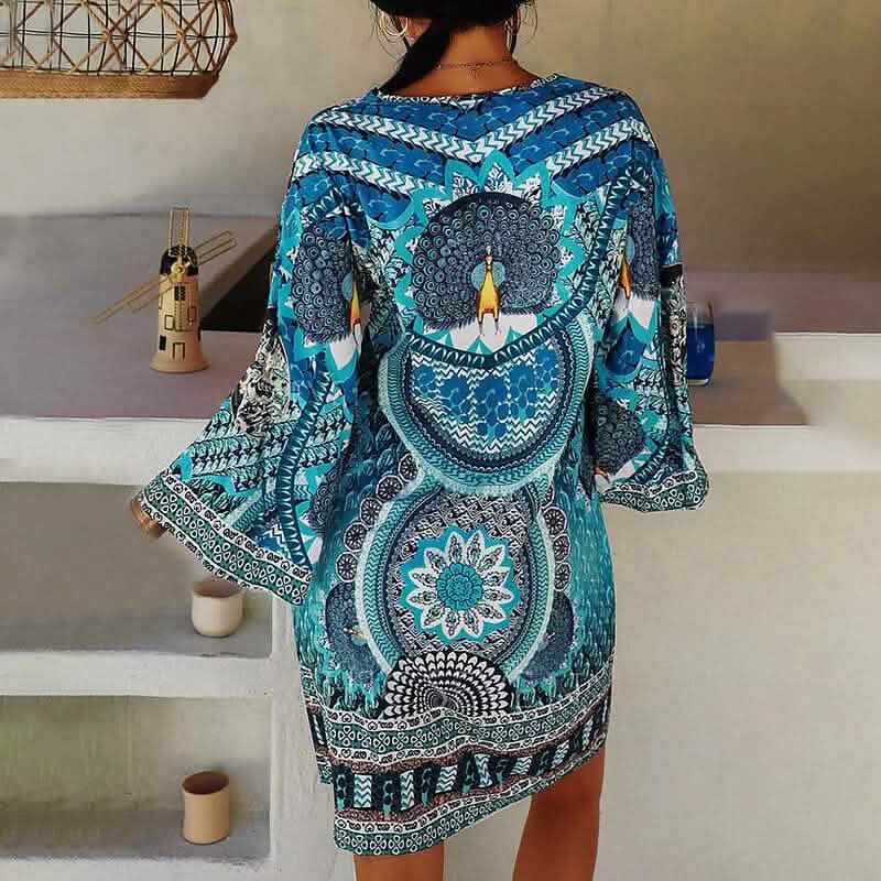 Women's Boho Mini Dress Women's Dresses - Tophatter Daily Deals