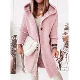 Women's Button Knitted Cardigan Sweater Pink Women's Outerwear - Tophatter Daily Deals