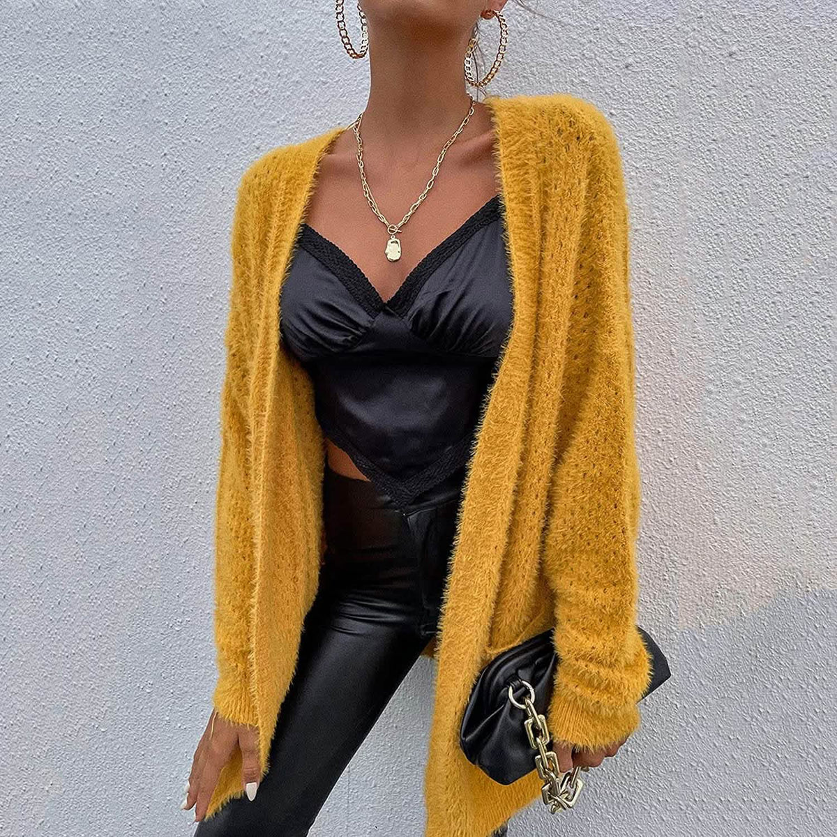 Women's Cardigan Knitted Sweater Jacket Women's Outerwear - Tophatter Daily Deals