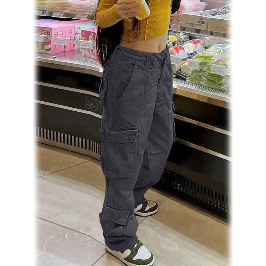 Women's Cargo Trouser Pants Women's Bottoms - Tophatter Daily Deals