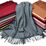Women's Cashmere Wool Scarf Gloves, Scarves & Earmuffs - Tophatter Daily Deals