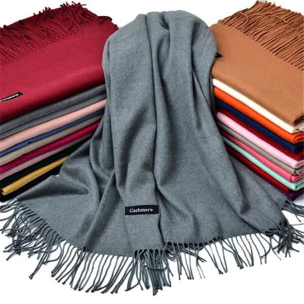 Women's Cashmere Wool Scarf Gloves, Scarves & Earmuffs - Tophatter Daily Deals