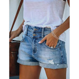 Women's Casual Fashion Jeans Denim Shorts Women's Bottoms - Tophatter Daily Deals