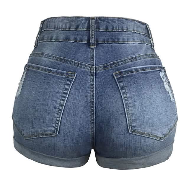 Women's Casual Fashion Jeans Denim Shorts Women's Bottoms - Tophatter Daily Deals