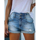 Women's Casual Fashion Jeans Denim Shorts Women's Bottoms - Tophatter Daily Deals