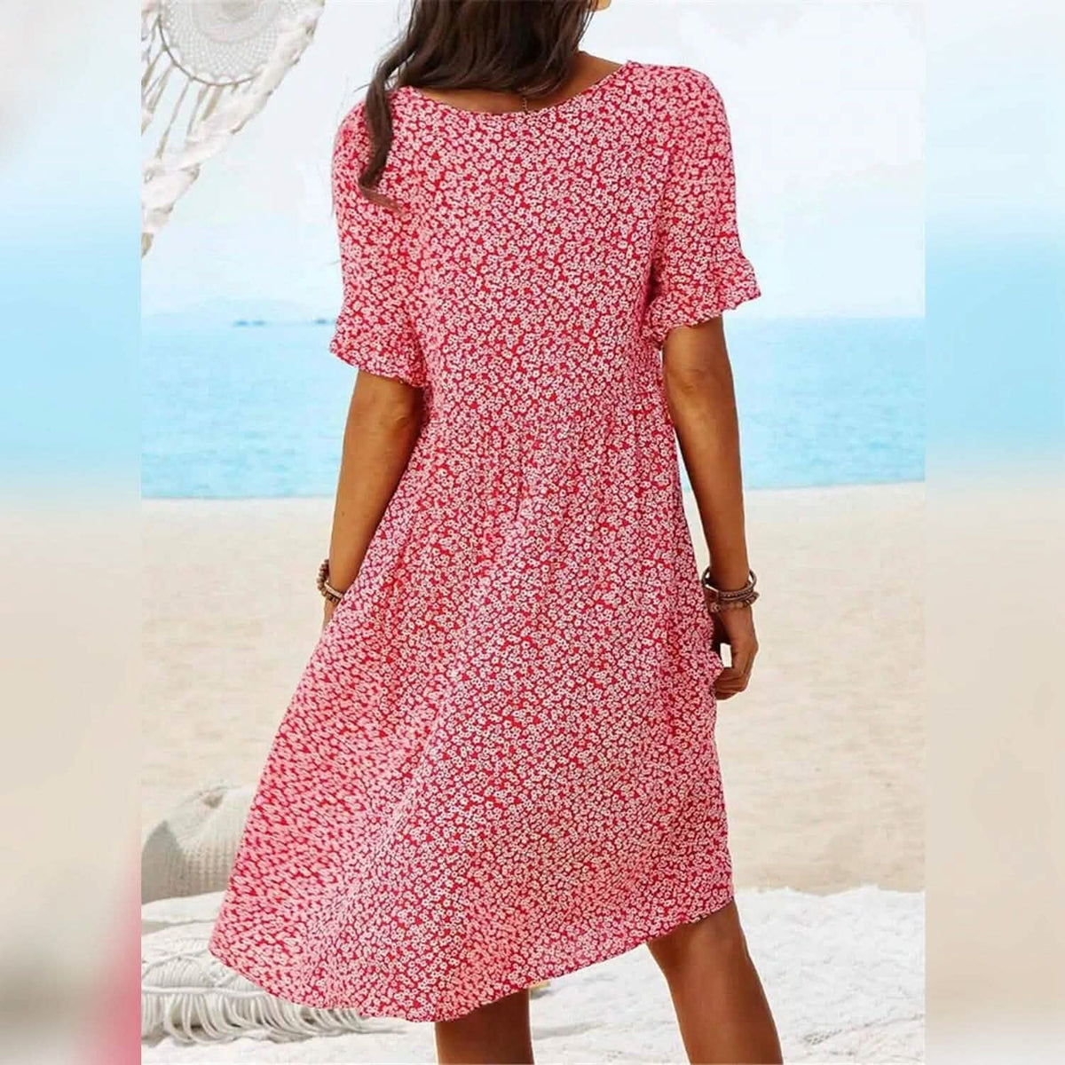 Women's Casual Floral Dress Women's Dresses - Tophatter Daily Deals