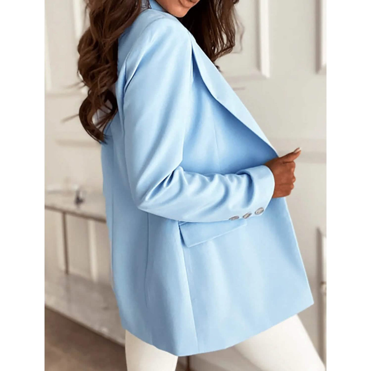 Women's Casual Long Sleeve Blazer Women's Outerwear - Tophatter Daily Deals