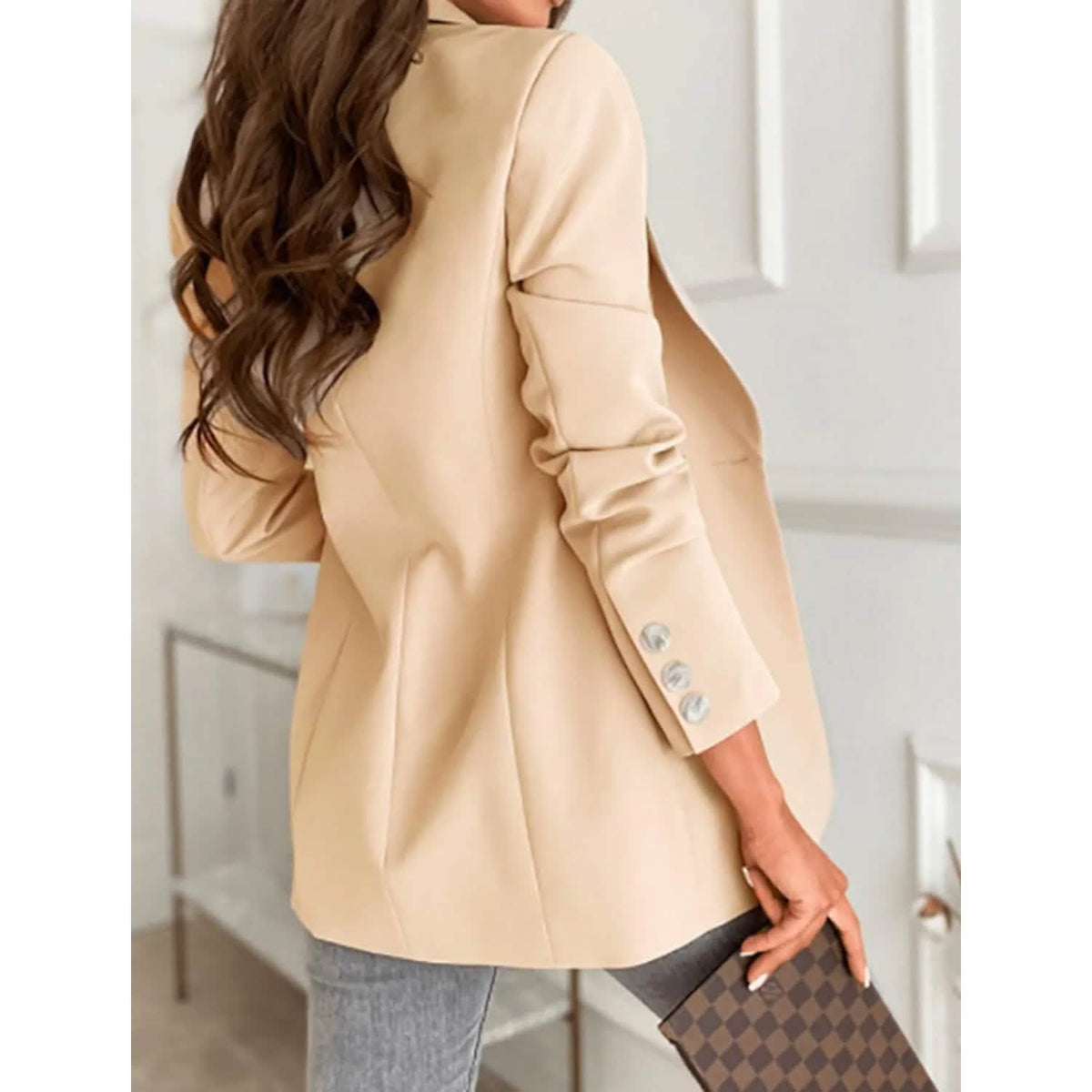 Women's Casual Long Sleeve Blazer Women's Outerwear - Tophatter Daily Deals