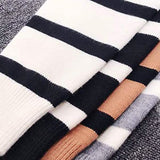 Women's Casual Long Sleeve Crewneck Patchwork Knit Sweater Top Women's Tops - Tophatter Daily Deals