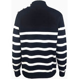 Women's Casual Long Sleeve Crewneck Patchwork Knit Sweater Top Women's Tops - Tophatter Daily Deals