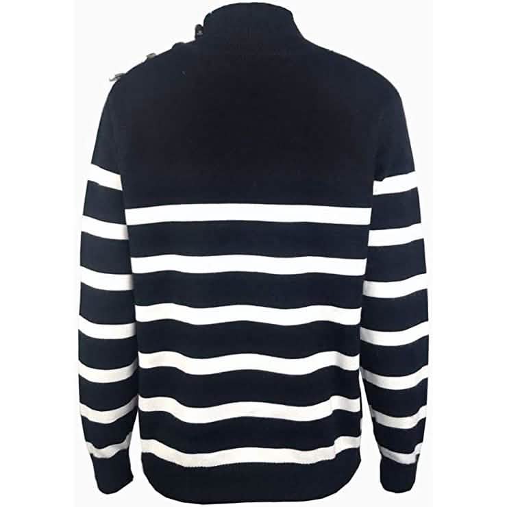 Women's Casual Long Sleeve Crewneck Patchwork Knit Sweater Top Women's Tops - Tophatter Daily Deals